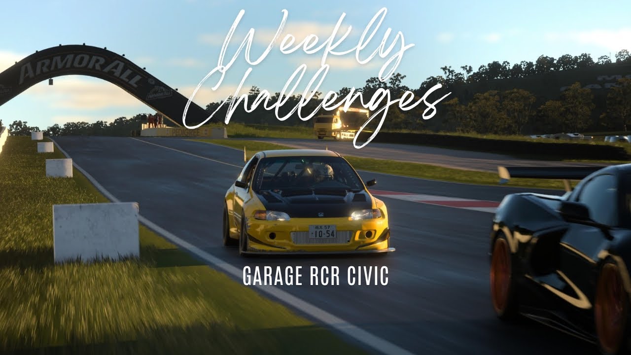 Gran Turismo 7 - 💛Garage RCR Civic💛 (Mount Panorama) - American Clubman Cup 700 - Hood Cam (PS5 HD)