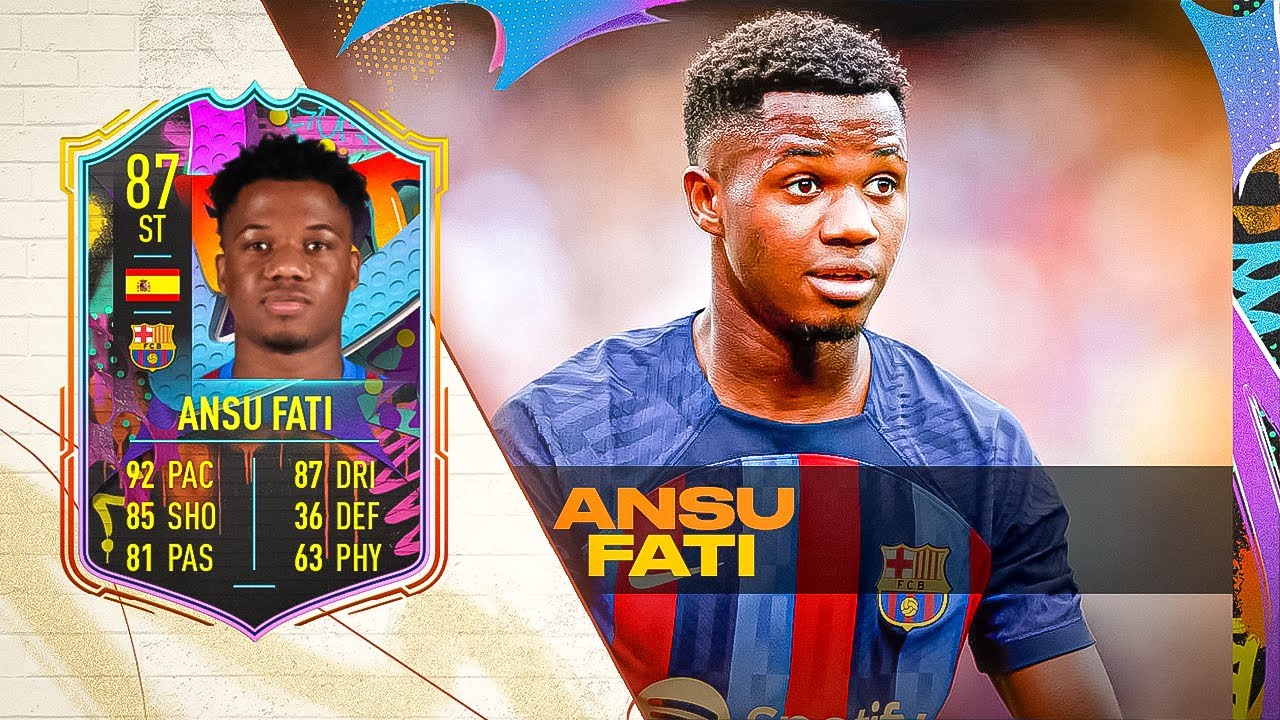 GOD TIER CARD?! 87 OUT OF POSITION ANSU FATI PLAYER REVIEW - FIFA 23 ULTIMATE TEAM