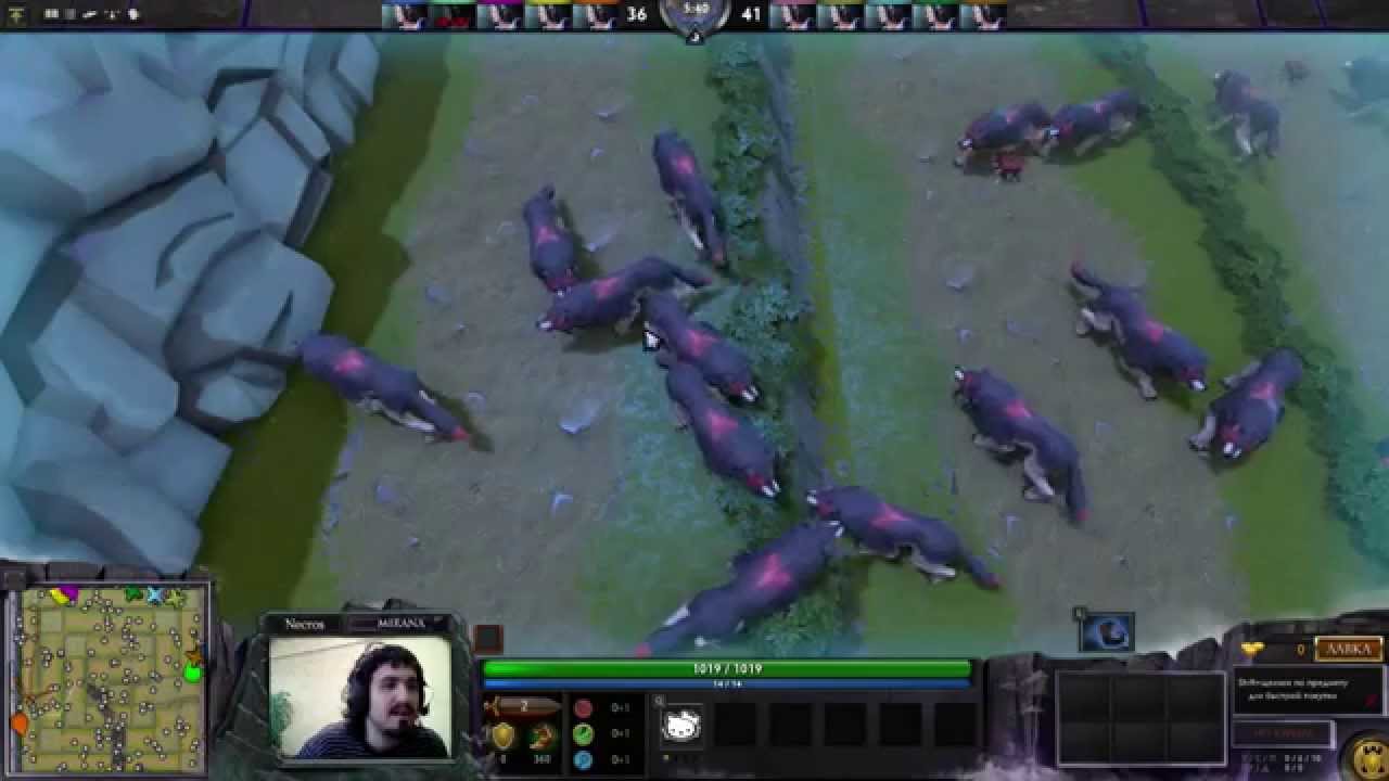 Dota 2 mod Run Kitty Run ! Лафрост хардкорит !