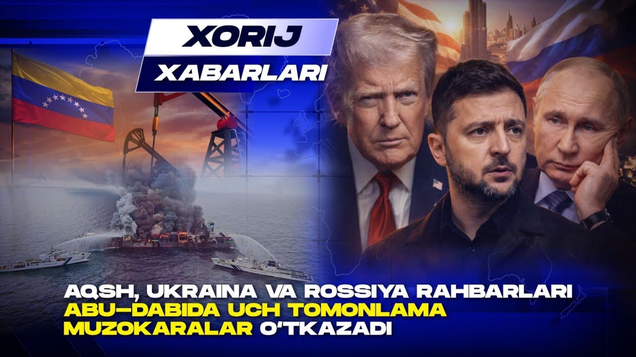 Xorij xabarlari: AQSh, Ukraina va Rossiya rahbarlari Abu Dubida uch tomonlama muzokaralar o`tkazadi 