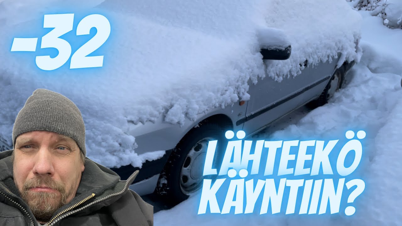 Kova on pakkanen | Toyota Corollan kylmäkäynnistys, lähteekö käyntiin? Coldstart