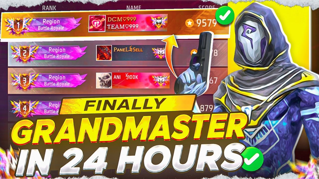 Finally Grandmaster In 12 Hours ✅ | BR New Rank Season 52