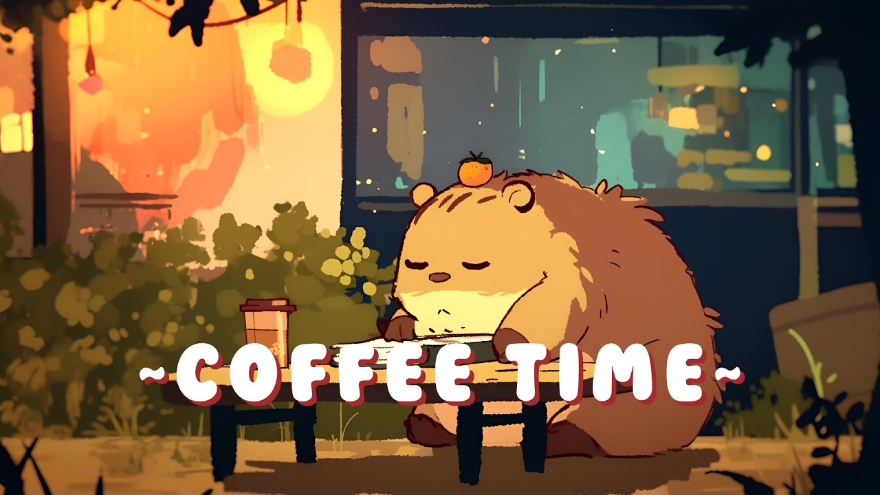 Capybara Study Beats - Peaceful Music for Your Soul ~ Cozy Atmosphere ~ 🦫 🌿 ☕
