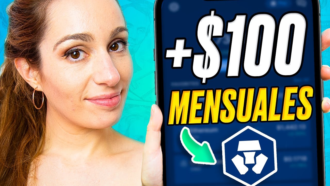 💰CÓMO GANAR $100 al MES de INGRESOS PASIVOS con CRIPTOMONEDAS | Tutorial Crypto.com completo Español