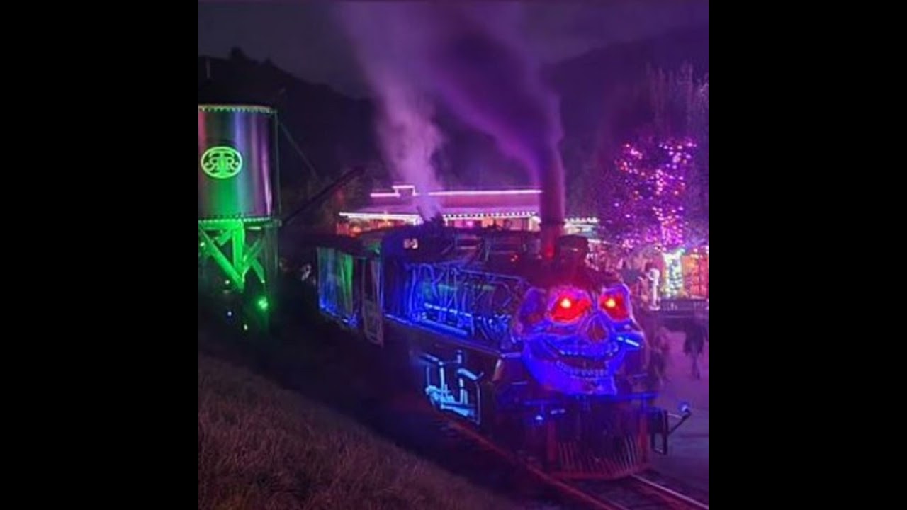 Taking a Ride at Tweetsie Railroad on the Ghost Train