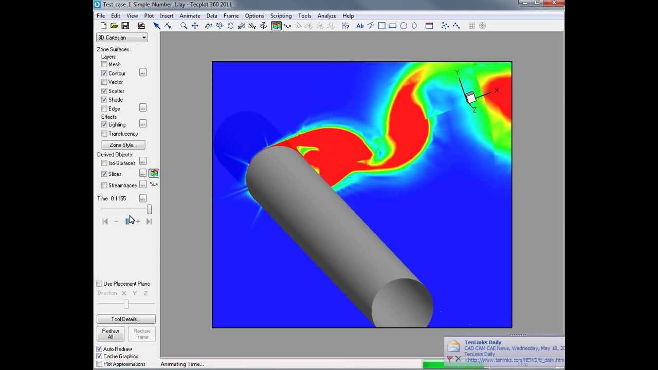 Animation in Tecplot 360