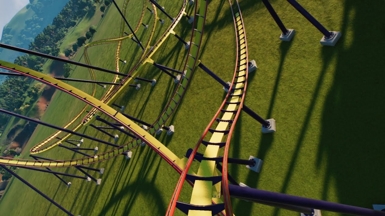 Mantis Rollercoaster Onride Planet Coaster 2 (made by Lupine15) [POV]