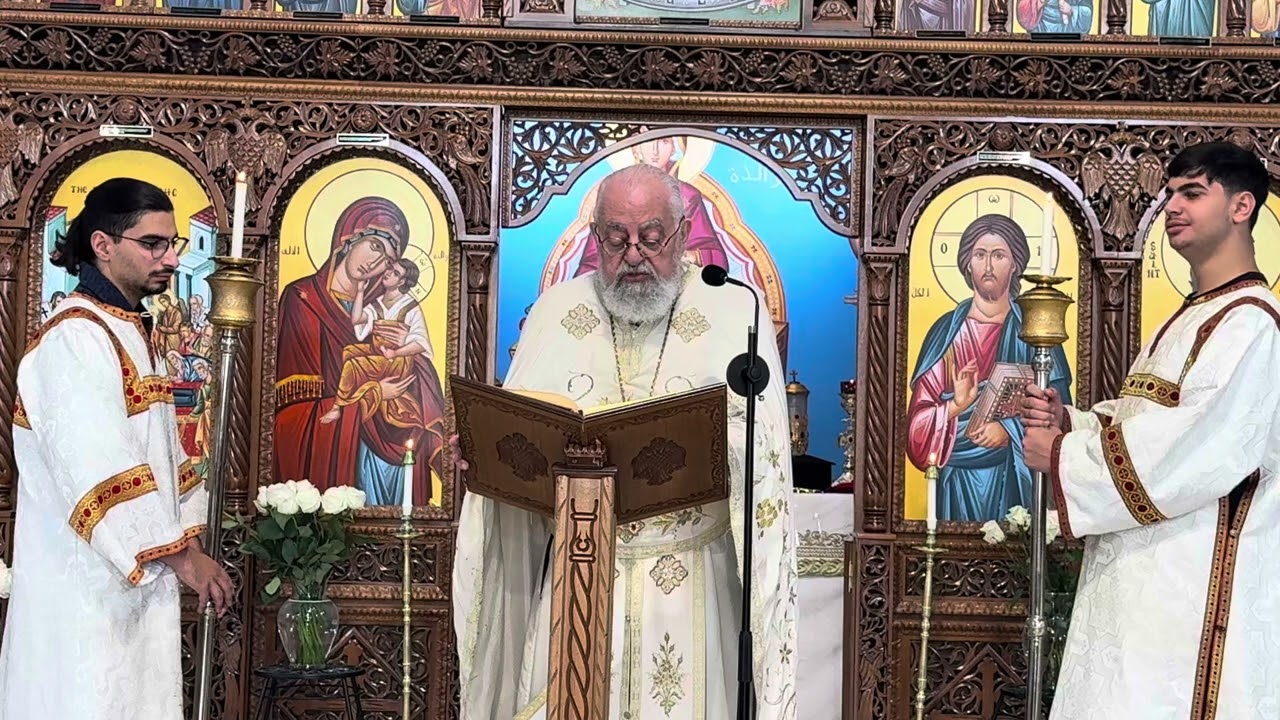 06/01/2025  - The reading of the Holy Gospel according to Saint John (17:1-13)