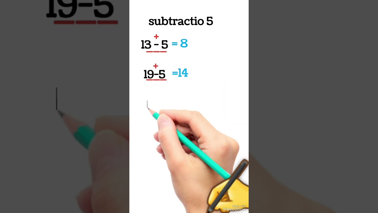 subtraction 5