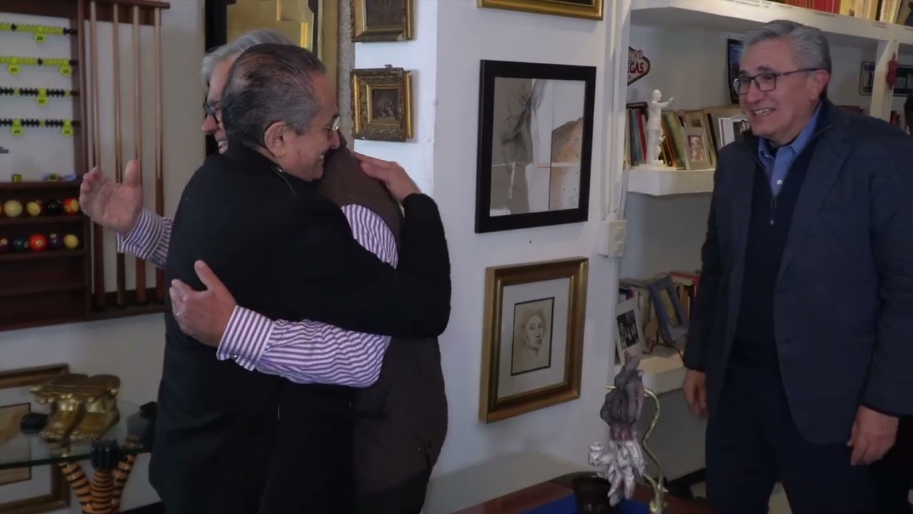 Salvador Riestra, Comida Pergaminos ofrecida por Alejandro Carrillo Castro, video largo