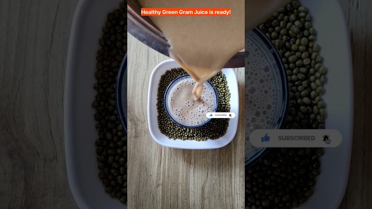 Green Gram Juice for Summer | Healthy Moong Juice #shorts #youtubeshorts