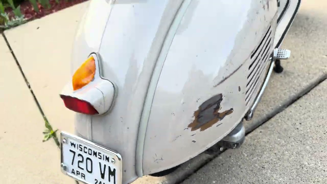 1959 Vespa VNA 125cc Cold Start