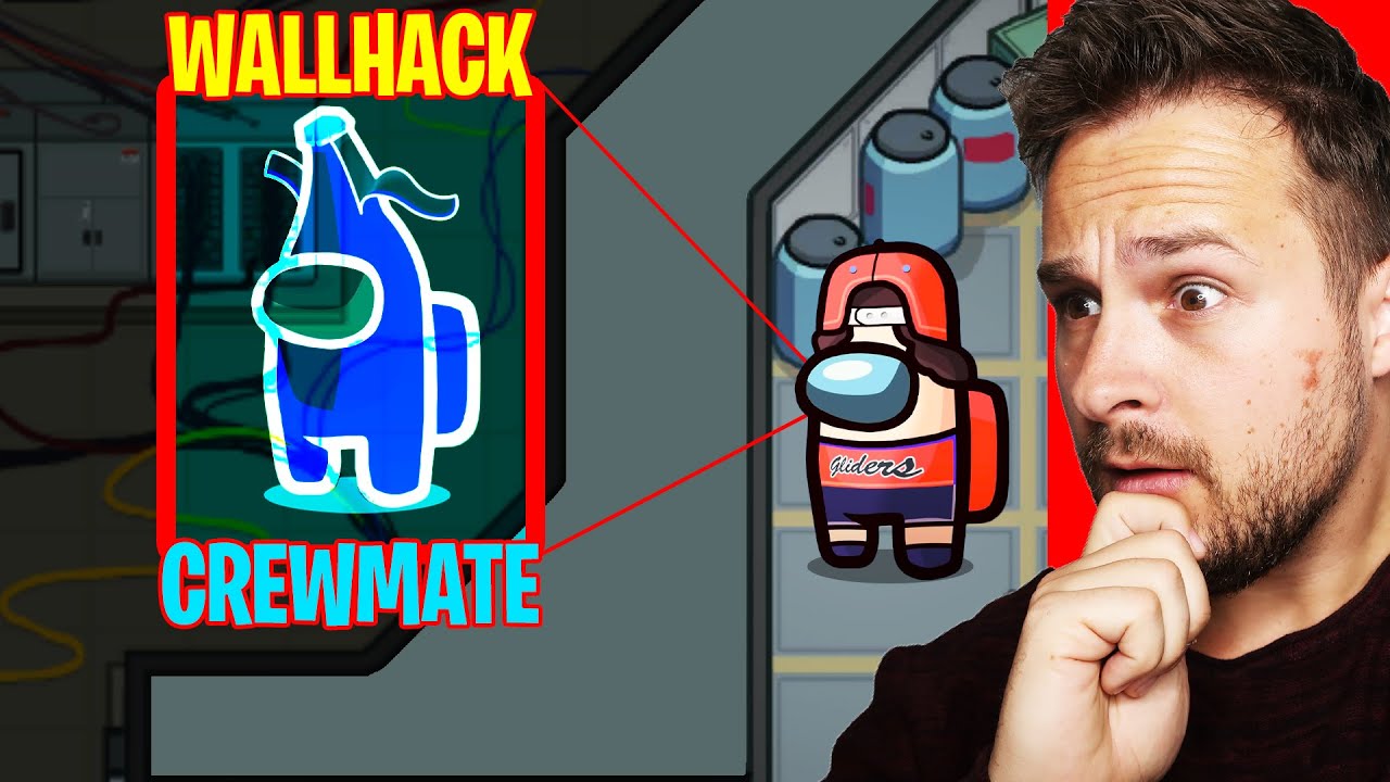 *HEFTIG* Among US aber mit WALLHACK 😳 ( NICHT nachmachen )
