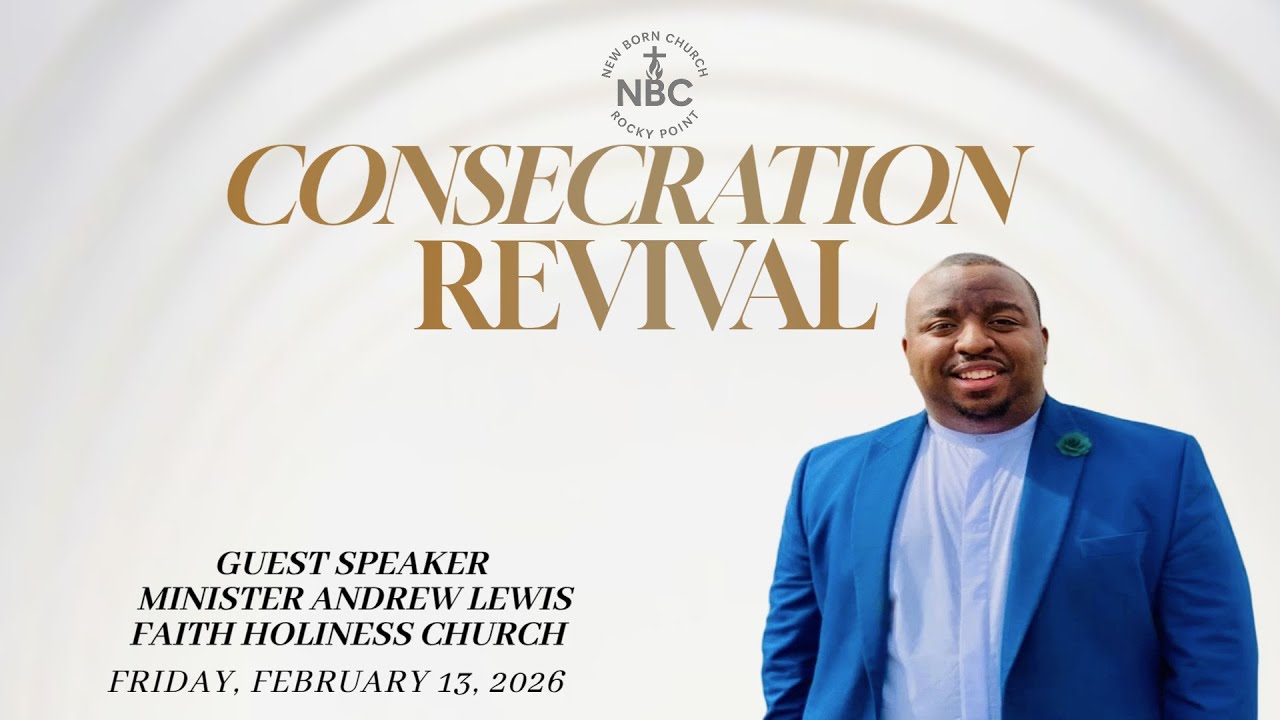 “Keep Going” - Minister Andrew Lewis | Friday Night Fire - Consecration Revival Edition 1 | 2.13.26