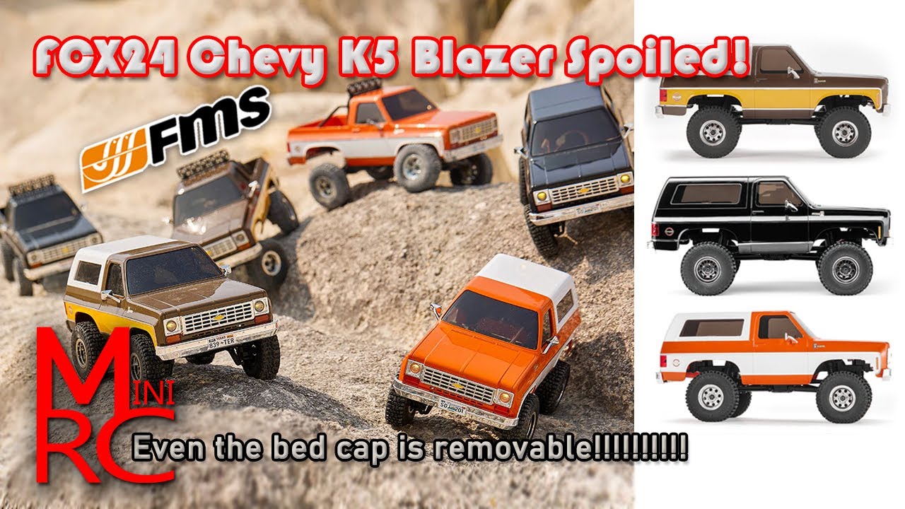 FCX24 - FMS is KILLING it with this new Chevy K5 Blazer!!! It even has a removable bed cap!