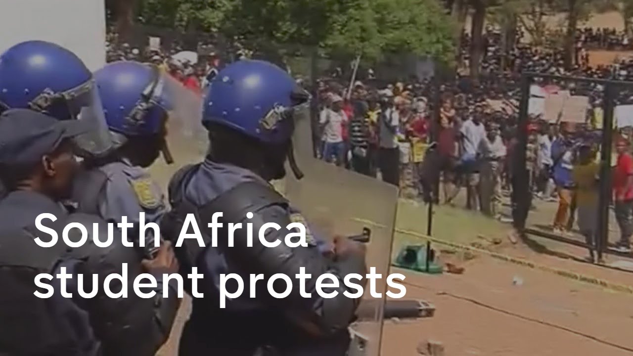 South Africa student protests  - live from Pretoria