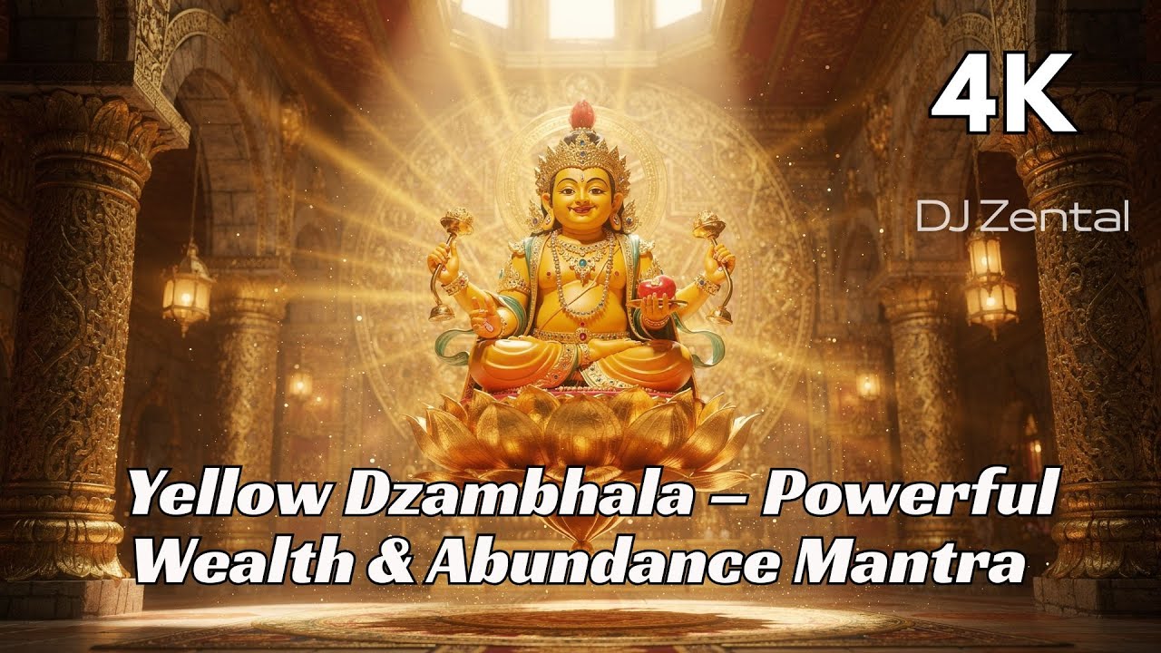 Yellow Dzambhala – Powerful Wealth & Abundance Mantra | Om Jambhala Jalendraye Dhanam Me Dehi Phat