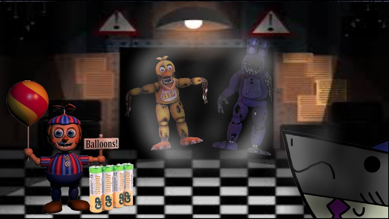 ОЛД АНИМАТРОНИКИ!!!►FNAF 2
