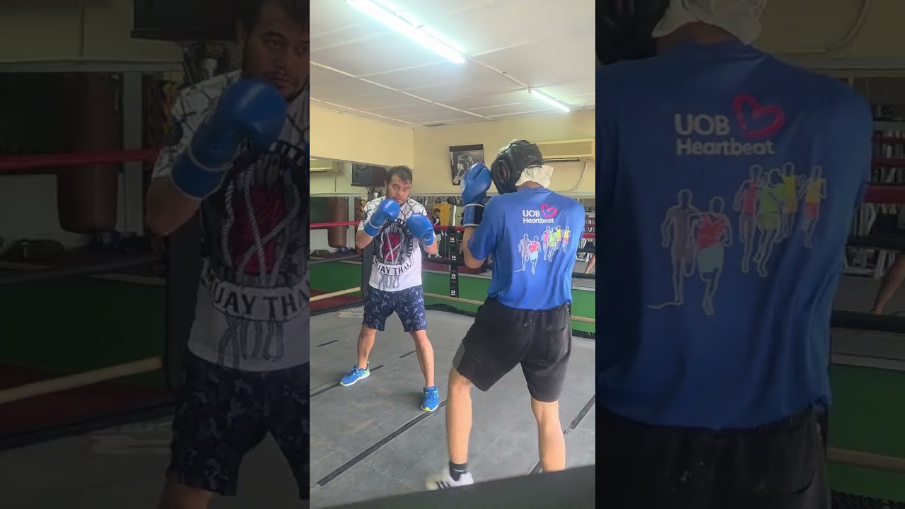 Round 3 vs leslie Alex GyM boxing Spar