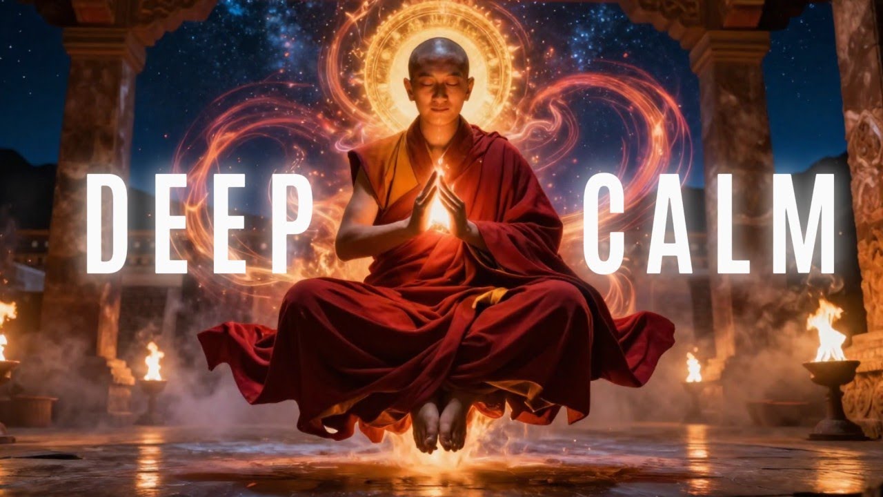 Nervous System “ON”? ⚠️ 963Hz Tibetan Sound Bath = OFF Switch (Deep Rest) 🔔🌙