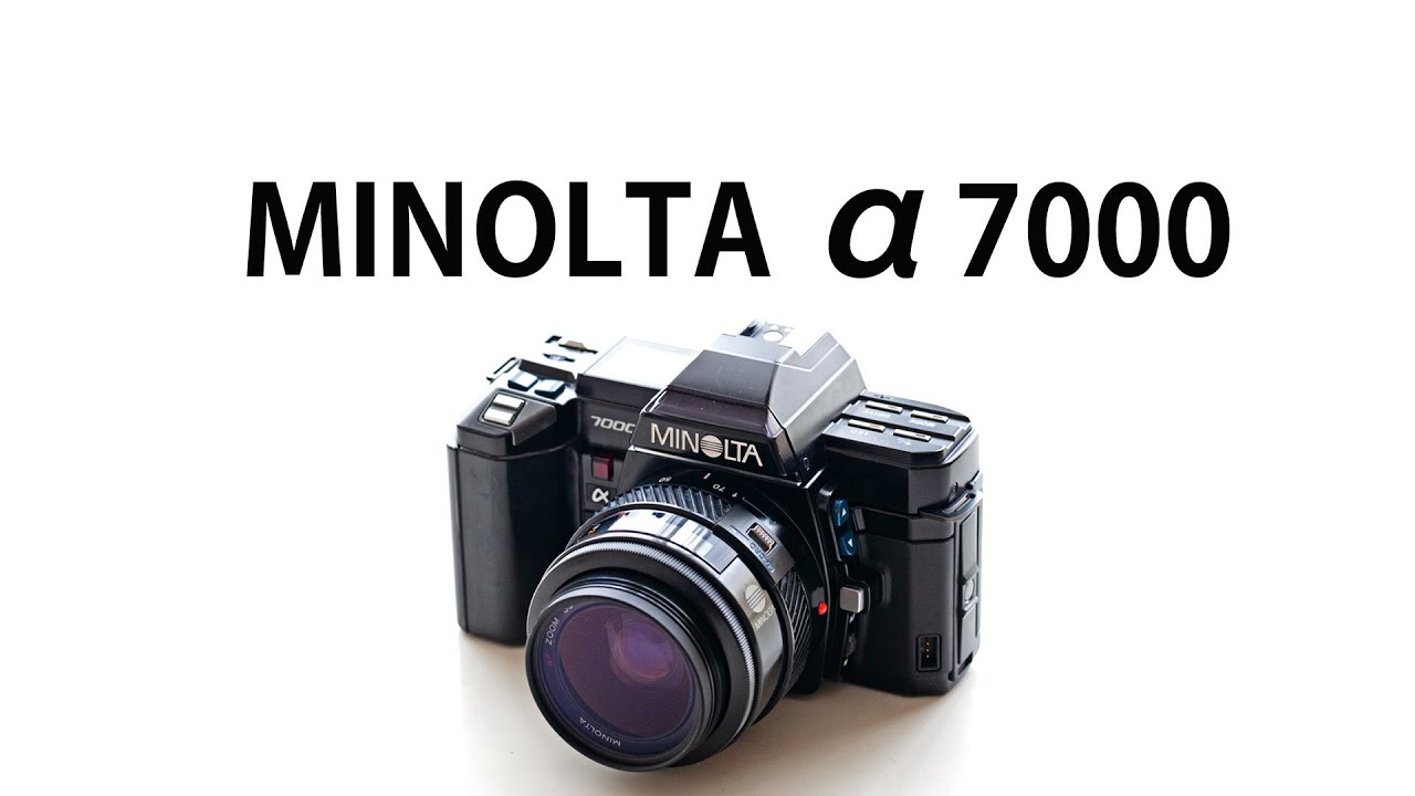 Minolta @7000,  good design slr film camera.