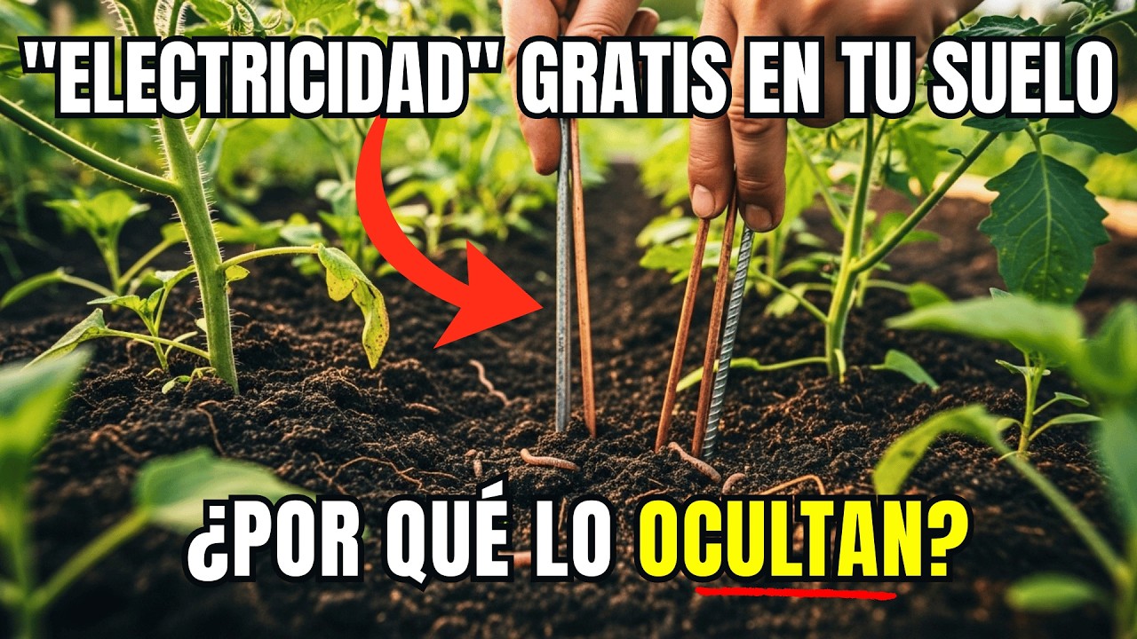 Entierra 1 Batería Vieja y Crea Suelo Eléctrico — ¿Por Qué Prohíben Esto