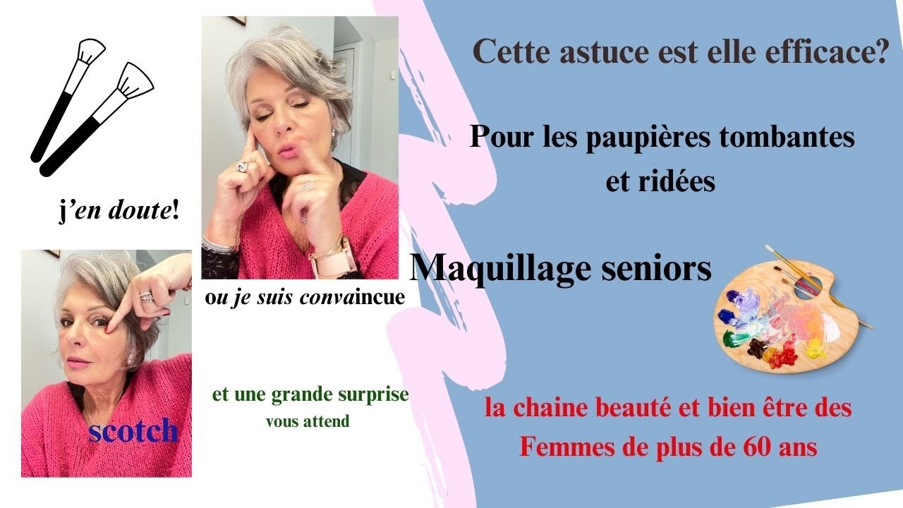 Marre des paupières tombantes et ridées/ une astuce efficace ou non?