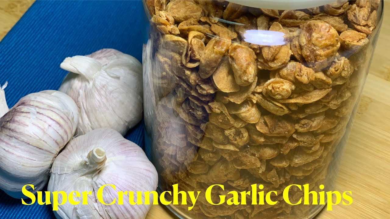 Super Crunchy Garlic Chips