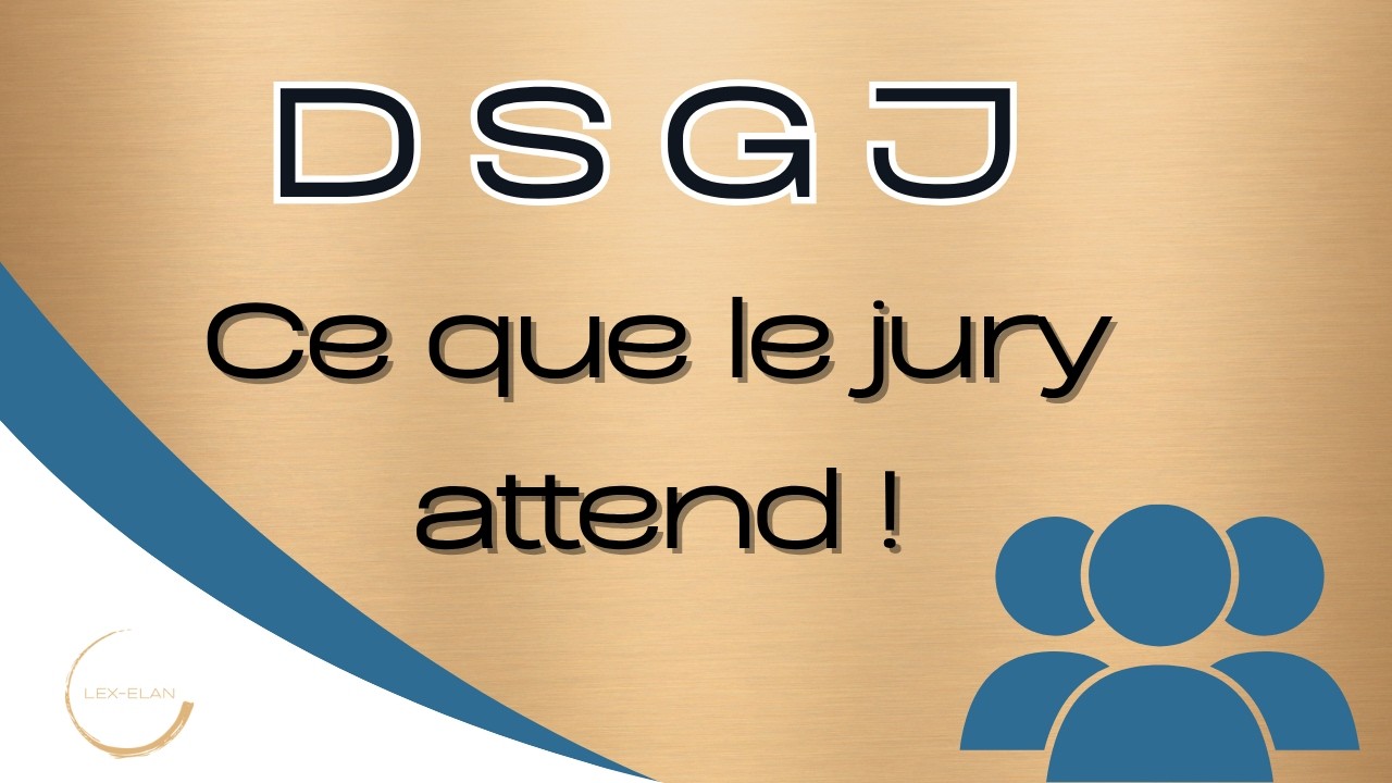 DSGJ - passer le principalat I Ce que le jury attend !