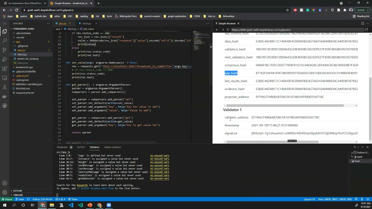 Tendermint Tutorial Demo - Part 2