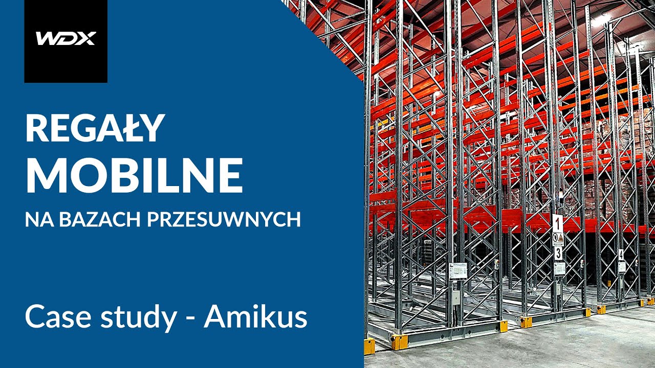 Regały mobilne WDX | System przesuwny dla Amikus