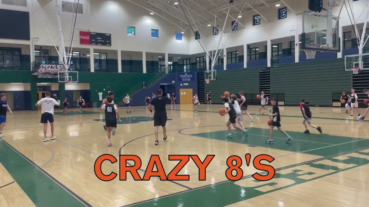Shoot & Sprint: High-Intensity Crazy 8s Drill | Basketball Shooting Drills