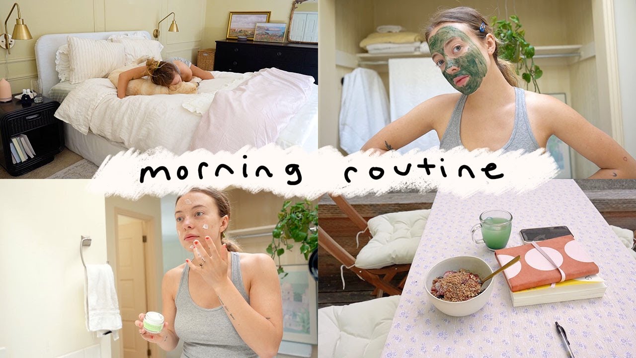 Morning Routine Summer 2020 ☀️ journaling, oatmeal, skincare!