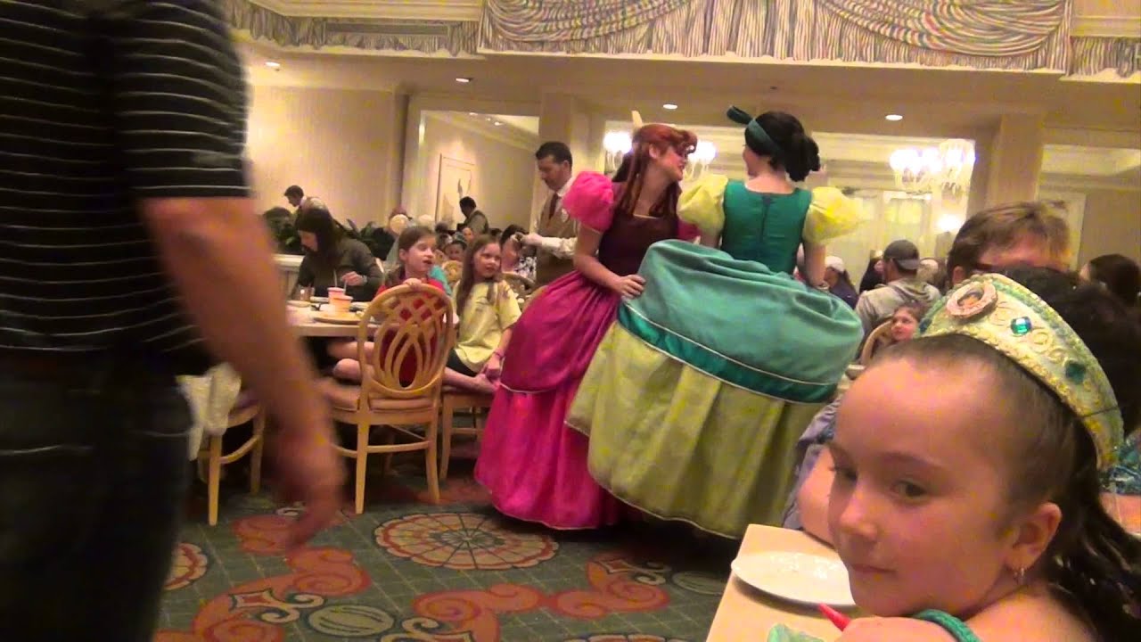 Disney World holiday February 2015 Amelia Gets To Dance With prince Charming At 1900 Park Fare