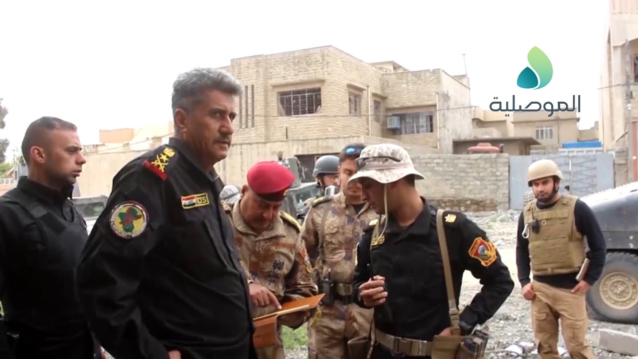 الموصلية ترافق الساعدي خلال عملية تطهير حي اليرموك بالجانب الايمن للموصل