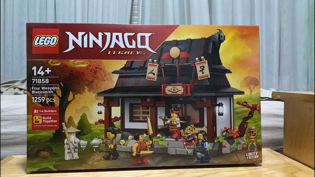 NINJAGO 71858 Four Weapons Blacksmith EARLY REVIEW!!!!!!!