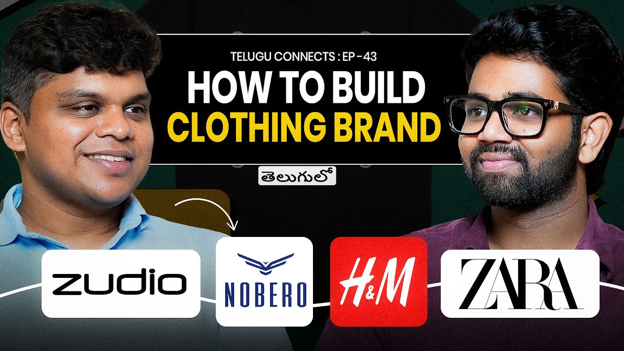 How To Start A Successful Clothing Brand - Nobero Founder Reveals Secrets | Telugu Podcast