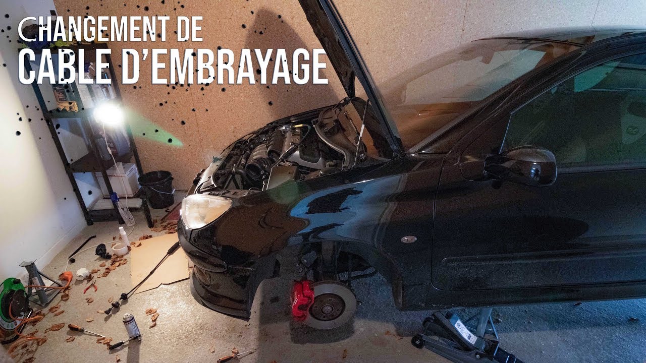 Changement de câble d'embrayage pour ma Peugeot 206 RC !