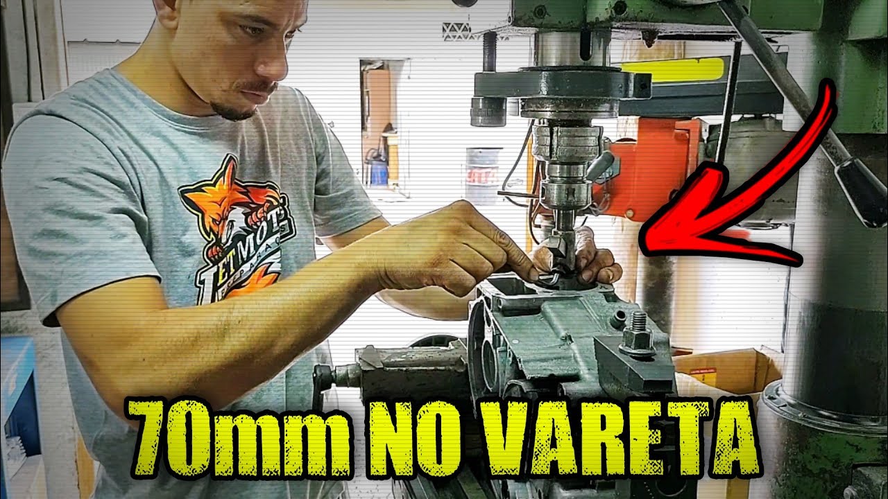 DESMONTAGEM E ABERTURA DE BLOCO PARA 70MM NO VARETA DE MENINA