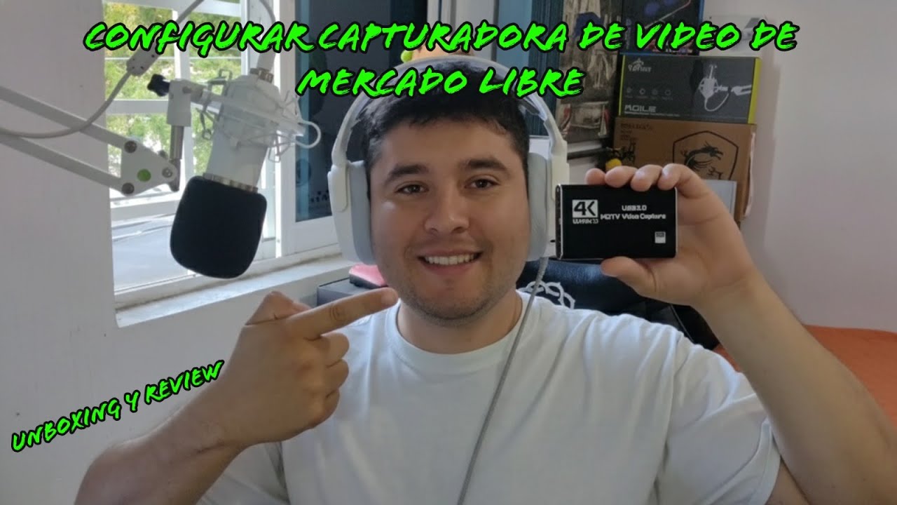 CAPTURADORA DE VIDEO CHINA DE MERCADO LIBRE ¿COMO CONFIGURAR Y QUE TAL SALE? #pcgaming #games #xbox