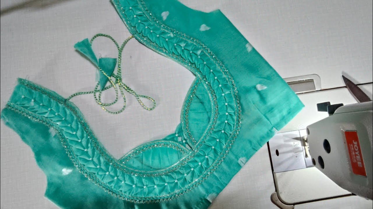 Beautiful blouse back design 🪡