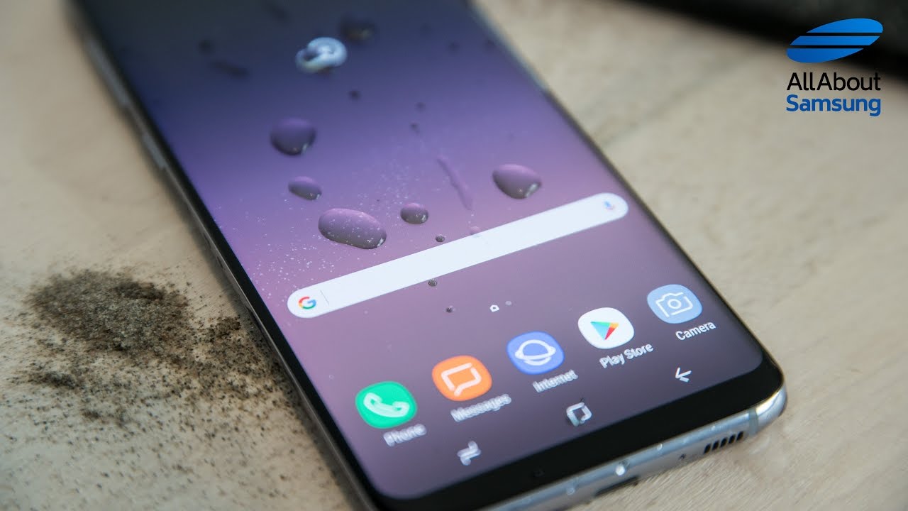 Samsung Galaxy S8 wasserdicht - Wasser und Staub am Flaggschiff deutsch 4k