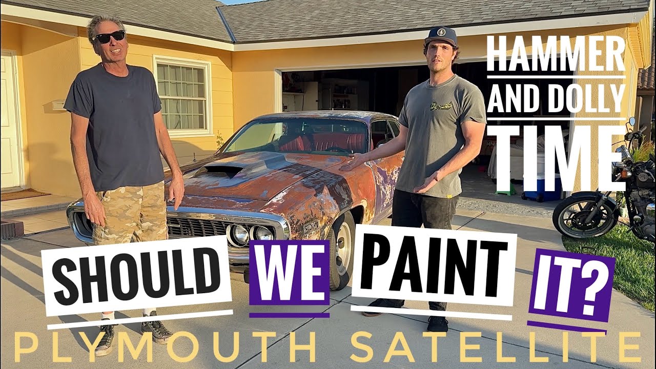 New Front Spoiler on Wiley's Purple Satellite
