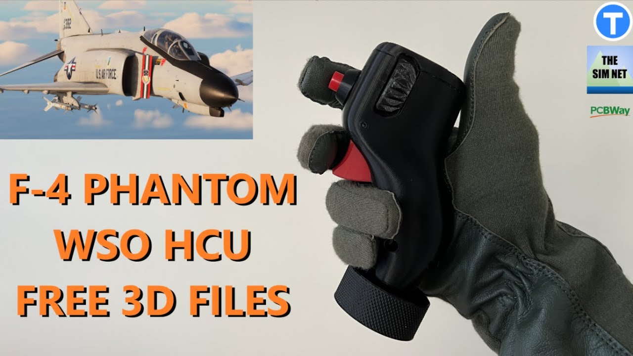 Free 3D Printed F-4 Phantom Backseat WSO Hand Controller