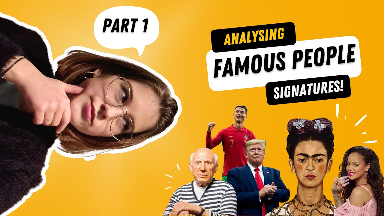 Analysing Famous People SIGNATURES+ tips how to Analyse Handwriting (Trump, Picasso, Ronaldo...)