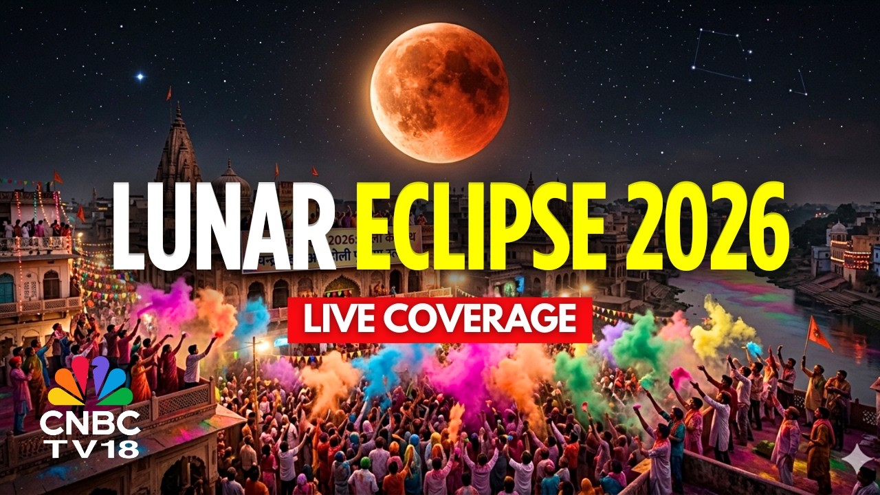 Chandra Grahan 2026 LIVE: Lunar Eclipse in India | Blood Moon LIVE | चंद्र ग्रहण 2026 LIVE | N18G