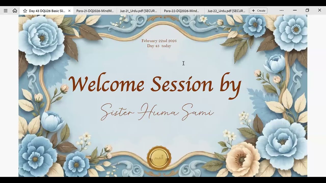 Ramadan Day-43 Surah At-Tur February 22nd, 2026