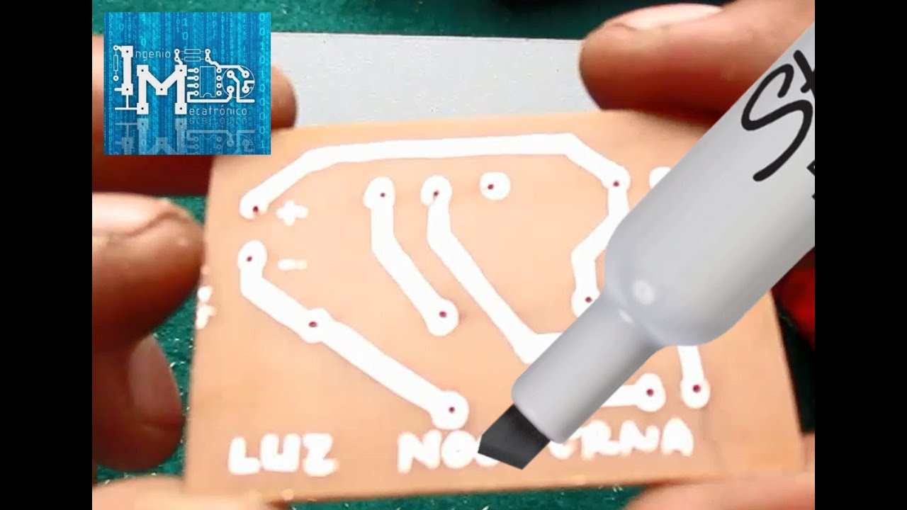 CIRCUITO IMPRESO #1 | técnica del marcador