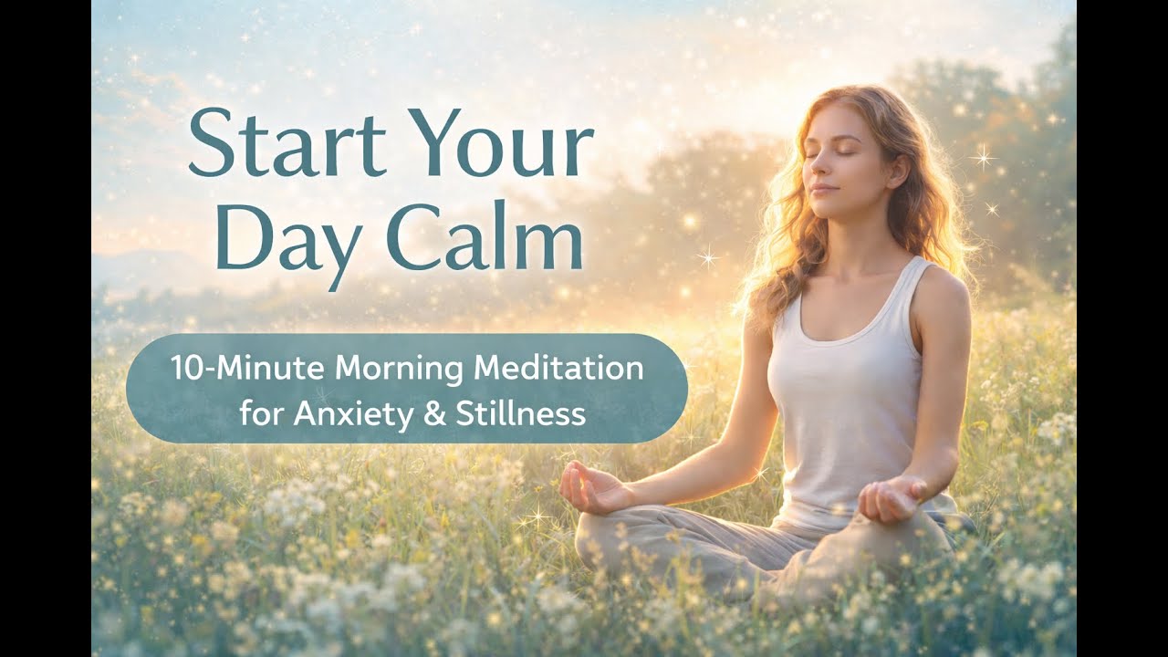 “10-Minute Morning Meditation for Calm, Clarity & Anxiety Relief”