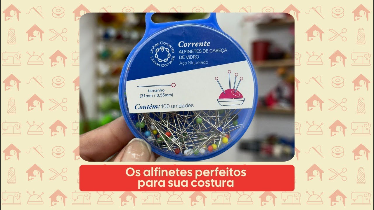 Os alfinetes perfeito para sua costura | Como usar